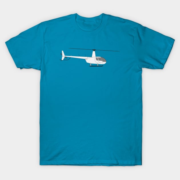 Robinson R44 - Light Helicopter T-Shirt by Vidision Avgeek